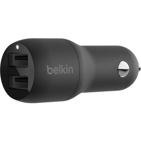 Belkin BoostCharge Dual USB-A Car Charger 24W — CCB001btBK