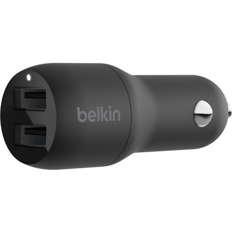 Belkin BoostCharge Dual USB-A Car Charger 24W — CCB001btBK