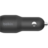 Belkin BoostCharge Dual USB-A Car Charger 24W — CCB001btBK