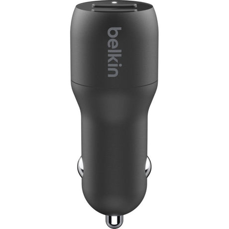 Belkin BoostCharge Dual USB-A Car Charger 24W — CCB001btBK