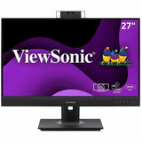 ViewSonic VG2757V-2K 27 Inch 1440p Video Conference Docking Monitor with Windows Hello Compatible IR Webcam, Advanced Ergonomics, and 90W USB C for Home and Office — VG2757V-2K