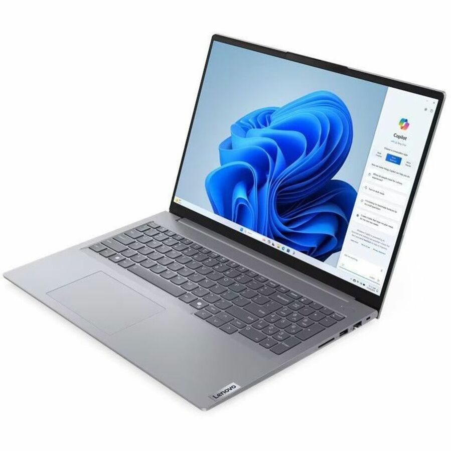 Lenovo ThinkBook 16 G7 ARP 21MW0002US 16" Touchscreen Notebook - WUXGA - AMD Ryzen 5 7535HS - 16 GB - 512 GB SSD - English (US) Keyboard - Arctic Gray — 21MW0002US