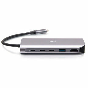 C2G USB-C&reg; 4.0 6-in-1 Mini Docking Station with HDMI&reg;, USB-A, Ethernet, and USB-C&reg; 85W- 8K 60HZ — C2G54551
