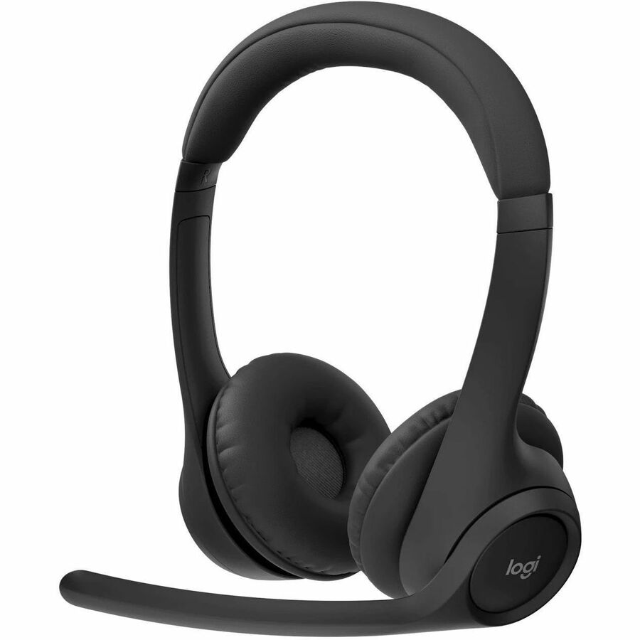 Logitech Zone 305 for Business, Wireless Bluetooth Headset With Microphone, for Google Meet, Google Voice, Zoom, Compatible With Windows, Mac, Chrome, Linux, iOS, iPadOS, Android, Black — 981-001452