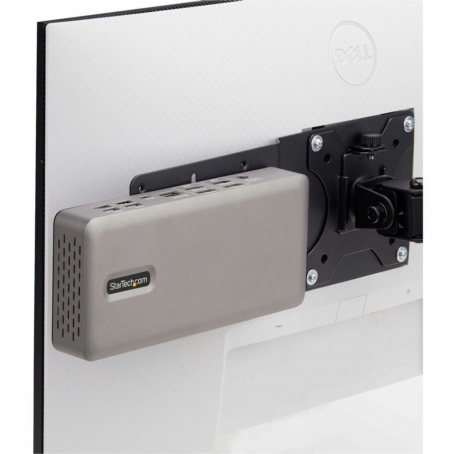 StarTech.com VESA Mounting Bracket for NUC/Thin Clients or Laptop Docking Stations, VESA 75x75/100x100 Compatible — DOCK-NUC-VESA-MOUNT