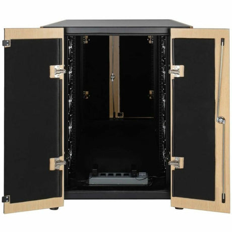 Eaton Tripp Lite Series SmartRack Sound Proof Half-Height Server Rack Enclosure, 18U — SRQ18U