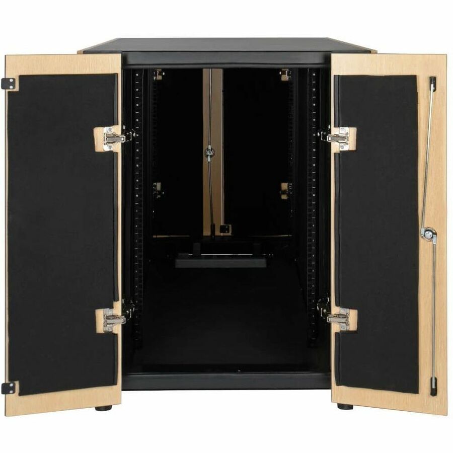 Eaton Tripp Lite Series SmartRack Sound Proof Half-Height Server Rack Enclosure, 18U — SRQ18U