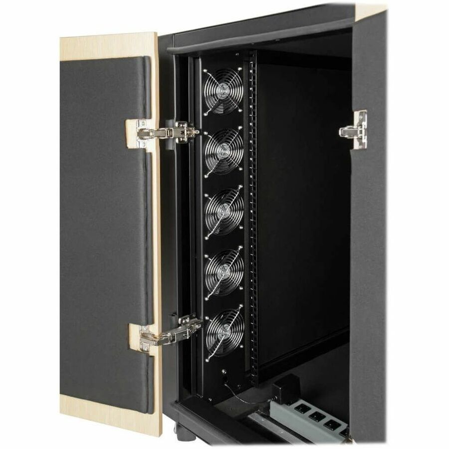 Eaton Tripp Lite Series SmartRack Sound Proof Half-Height Server Rack Enclosure, 18U — SRQ18U