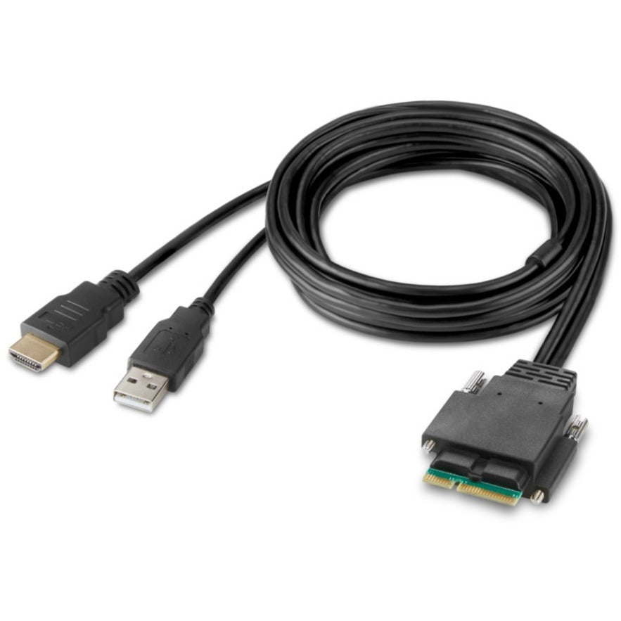 Belkin 4-Port Single Head HDMI Modular Secure KVM Switch PP4.0 W/ Remote — F1DN104MOD-HH-4
