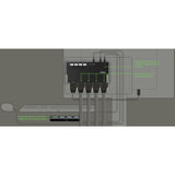 Belkin 4-Port Single Head HDMI Modular Secure KVM Switch PP4.0 W/ Remote — F1DN104MOD-HH-4
