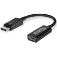 Plugable Active DisplayPort to HDMI Adapter - Connect any DisplayPort-Enabled PC or Tablet to an HDMI Enabled Monitor, TV or Projector for Ultra-HD Video Streaming (HDMI 2.0 up to 4K 3840x2160 @60Hz) — DP-HDMI