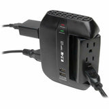 Eaton Tripp Lite Series Protect It! 6-Outlet Surge Protector with 3 Rotatable Outlets - Direct Plug-In, 1200 Joules, 2 USB Ports — SWIVEL6USB