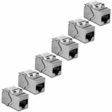 TRENDnet Cat6A RJ-45 Keystone Inline Coupler (6-Pack) — TC-KC06C6A