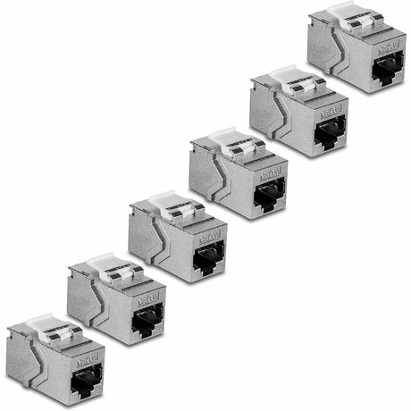 TRENDnet Cat6A RJ-45 Keystone Inline Coupler (6-Pack) — TC-KC06C6A