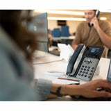Poly Edge E350 IP Phone - Corded - Corded/Cordless - Wi-Fi, Bluetooth - Desktop, Wall Mountable - Black — 89B53AA#ABA