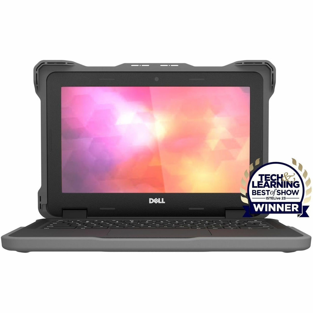 Extreme Shell-F Slide Case for Dell 3330 & 3340 Windows Clamshell 13.3" (Gray/Clear) — DL-ESF-3330W-GRY