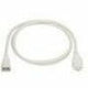 Eaton Tripp Lite Series Power Cord, C14 to C21 - Heavy-Duty, 15A, 250V, 14 AWG, 6 ft. (1.8 m), White — P037-006-AWH