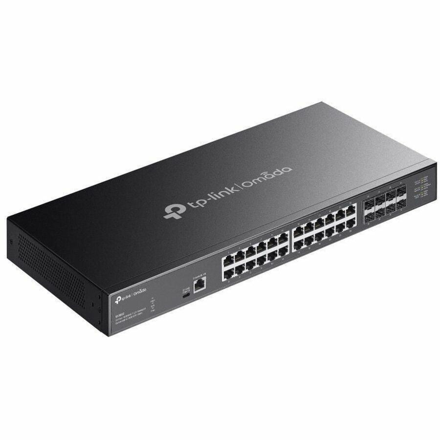 Omada 24-Port 10GBASE-T L2+ Managed Switch with 8 10GE SFP+ Slots — SX3832