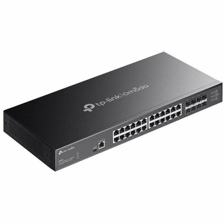 Omada 24-Port 10GBASE-T L2+ Managed Switch with 8 10GE SFP+ Slots — SX3832