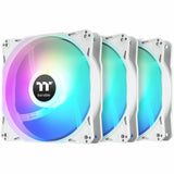 Thermaltake LE120 ARGB Sync PC Cooling Fan White (3-Fan Pack) — CL-F205-PL12SW-A