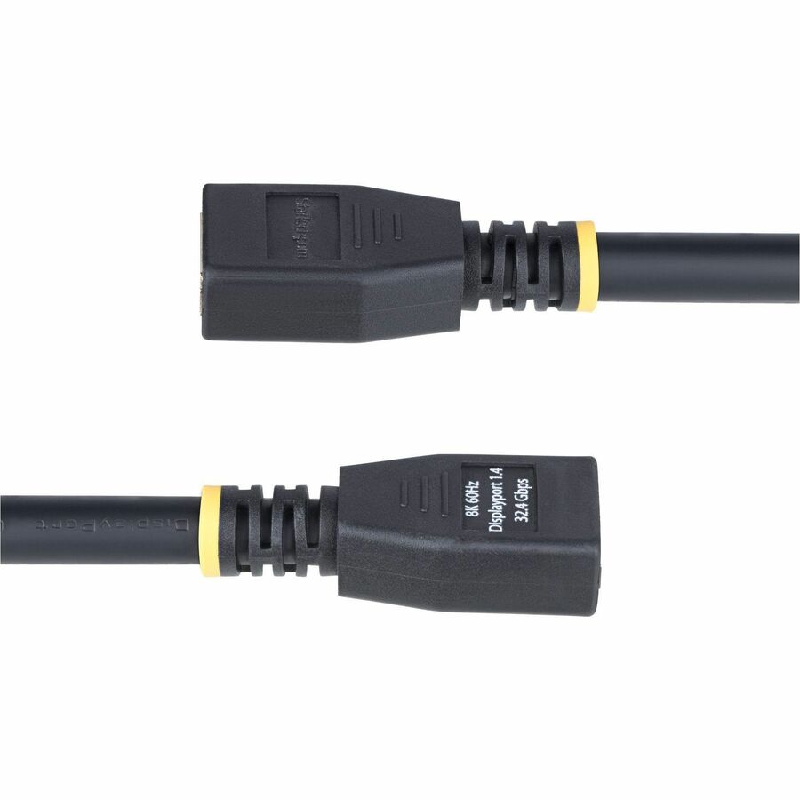 StarTech.com 10ft (3m) DisplayPort 1.4 Extension Cable, DP 1.4 Port Saver Cable, 8K 60Hz, DisplayPort Extension Adapter Cord, Male to Female — 10F-DP14-EXTEND-CBL