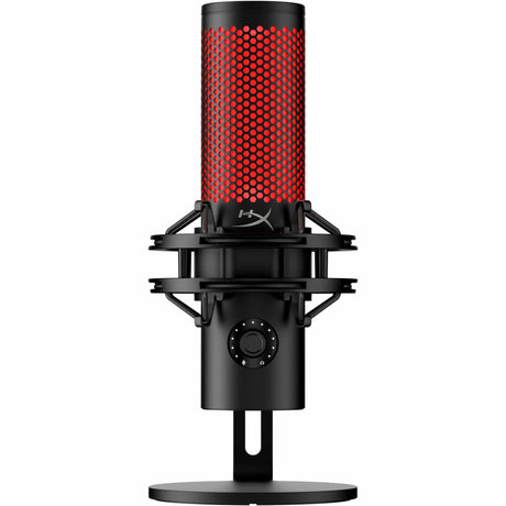 HyperX QuadCast 2 Wired Electret Condenser Microphone for Gaming, Live Streaming, Voice, Podcasting - Black — 872V1AA