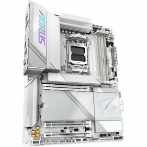 Aorus Ultra Durable X870E AORUS PRO ICE Gaming Desktop Motherboard - AMD X870E Chipset - Socket AM5 - ATX — X870E-AORUS-PRO-ICE