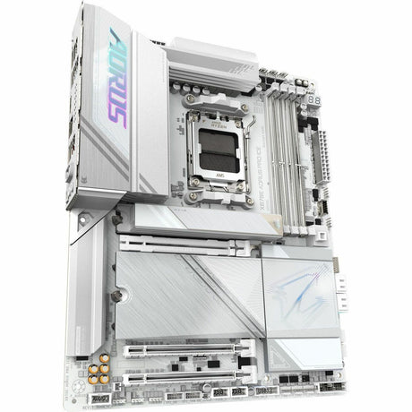 Aorus Ultra Durable X870E AORUS PRO ICE Gaming Desktop Motherboard - AMD X870E Chipset - Socket AM5 - ATX — X870E-AORUS-PRO-ICE