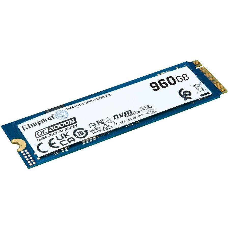 Kingston DC2000B 960 GB Solid State Drive - M.2 2280 Internal - PCI Express NVMe (PCI Express NVMe 4.0 x4) — SEDC2000BM8/960G