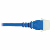 Eaton Tripp Lite Series PDU Power Cords, C13 to P-Lock C14 - Heavy-Duty, 15A, 250V, 14 AWG, 6 ft. (1.8 m), Blue, 6 Pack — P005-E06-ABL-6
