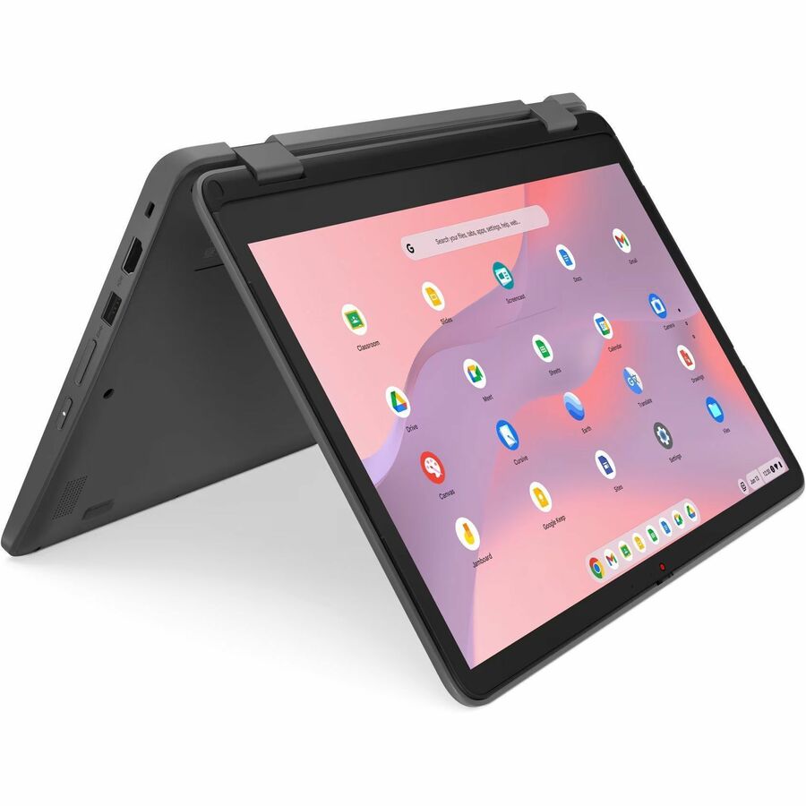 Lenovo 500e Yoga Chromebook Gen 4 82W4002RUS 12.2" Touchscreen Convertible 2 in 1 Chromebook - WUXGA - Intel N-Series N100 - 4 GB - 32 GB Flash Memory - English (US) Keyboard - Graphite Gray — 82W4002RUS