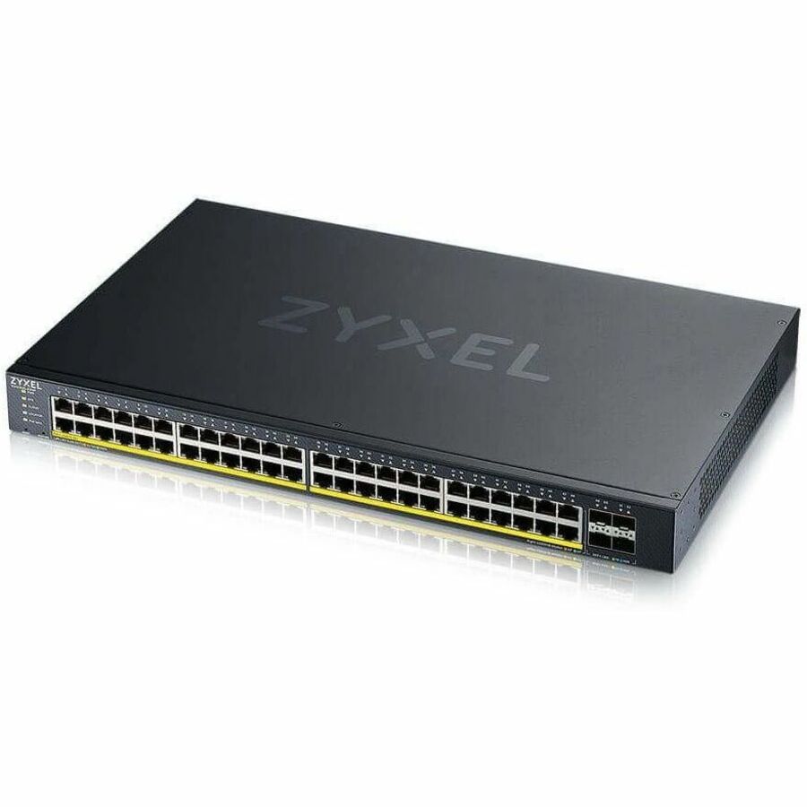 ZYXEL 48-port GbE PoE Lite-L3 Smart Managed Switch with 4 10G Uplink — XGS1935-52HP