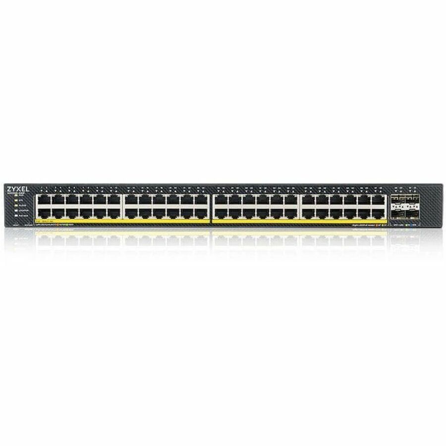 ZYXEL 48-port GbE PoE Lite-L3 Smart Managed Switch with 4 10G Uplink — XGS1935-52HP