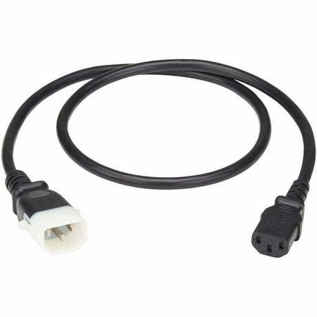 Eaton Tripp Lite Series PDU Power Cords, C13 to P-Lock C14 - Heavy-Duty, 15A, 250V, 14 AWG, 3 ft. (0.9 m), Black, 6 Pack — P005-E03-6
