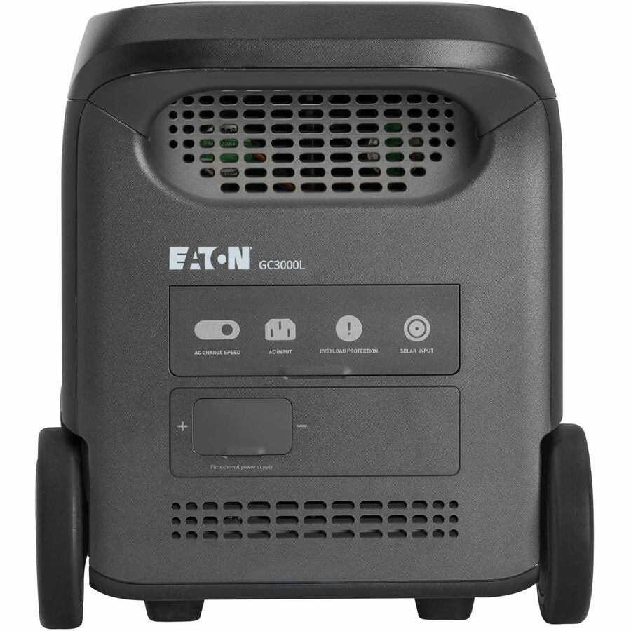 Eaton Portable Power Station - 3000W, Lithium-Ion (LFP), AC, DC, USB-A, USB-C, QC 3.0, LCD, Expandable Runtime — GC3000L