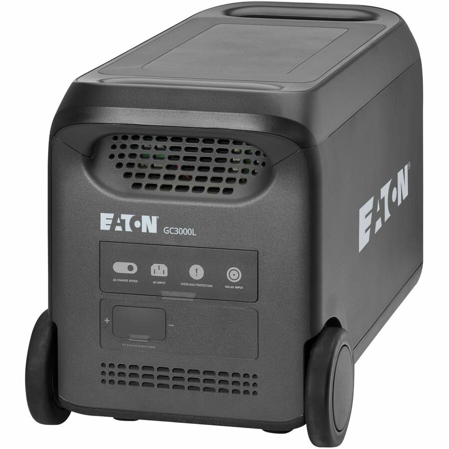 Eaton Portable Power Station - 3000W, Lithium-Ion (LFP), AC, DC, USB-A, USB-C, QC 3.0, LCD, Expandable Runtime — GC3000L