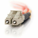 C2G 3.3ft (1m) LC-LC 62.5/125 OM1 Duplex Multimode PVC Fiber Optic Cable - Orange — 33172
