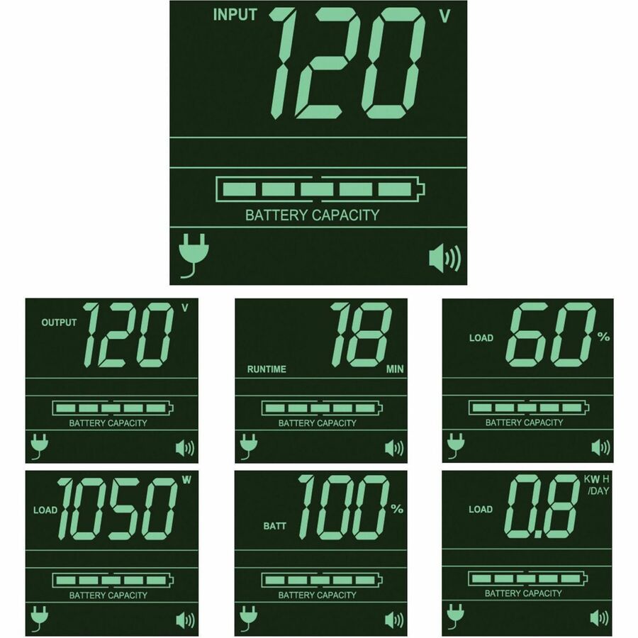 Eaton Tripp Lite Series SmartPro 1500VA 1440W 120V Line-Interactive Sine Wave UPS - 8 Outlets, Preinstalled WEBCARDLXE Network Interface, 2U Rack/Tower — SMART1500RM2ULN