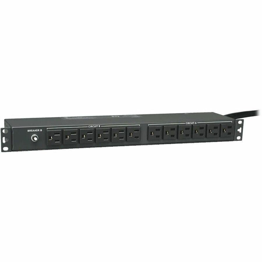 Eaton Tripp Lite Series 2.9kW Single-Phase 120V Basic PDU, 24 NEMA 5-15R Outlets, NEMA L5-30P Input, 15 ft. (4.57 m) Cord, 1U Rack-Mount — PDU2430