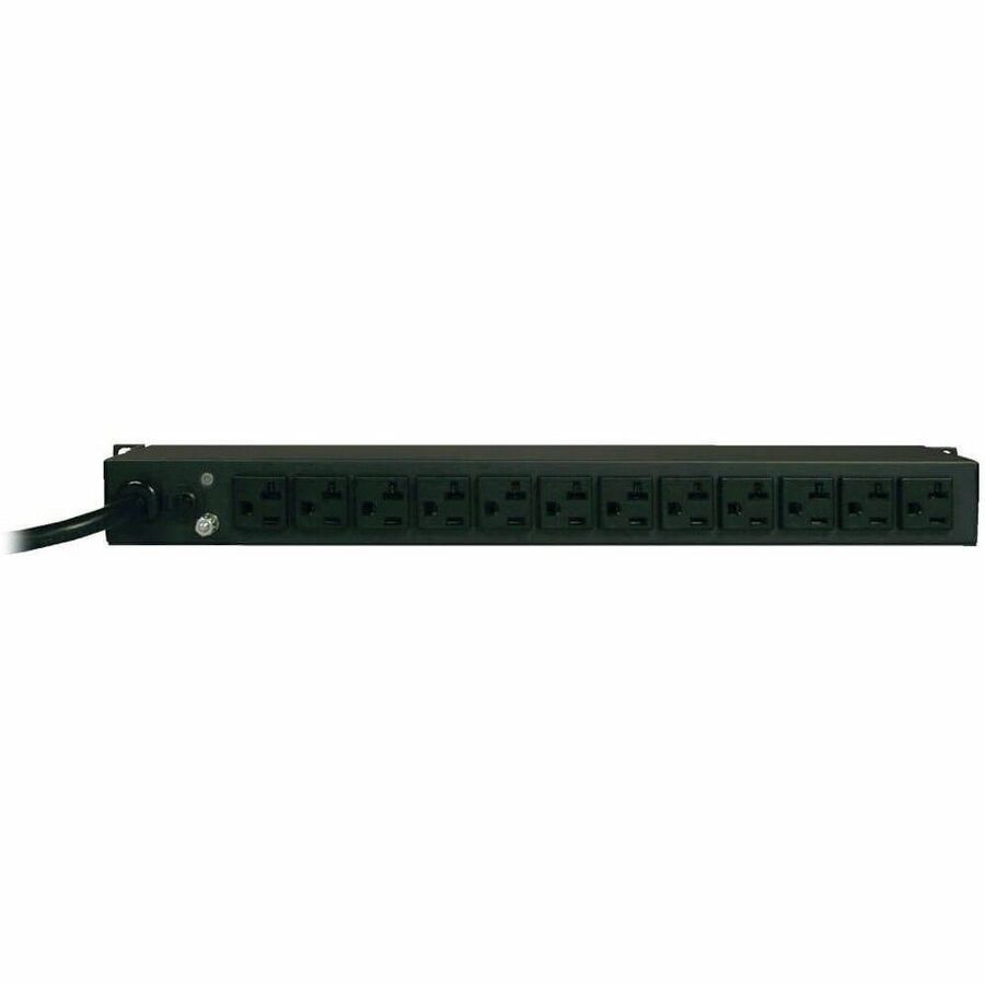 Eaton Tripp Lite Series 2.4kW Single-Phase Local Metered PDU, 120V (12 5-15/20R), L5-20P / 5-20P, 120V Input, 15 ft. (4.57 m) Cord, 1U Rack-Mount — PDUMH20