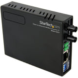 StarTech.com 10/100 Multi Mode Fiber Copper Fast Ethernet Media Converter ST 2 km — MCM110ST2