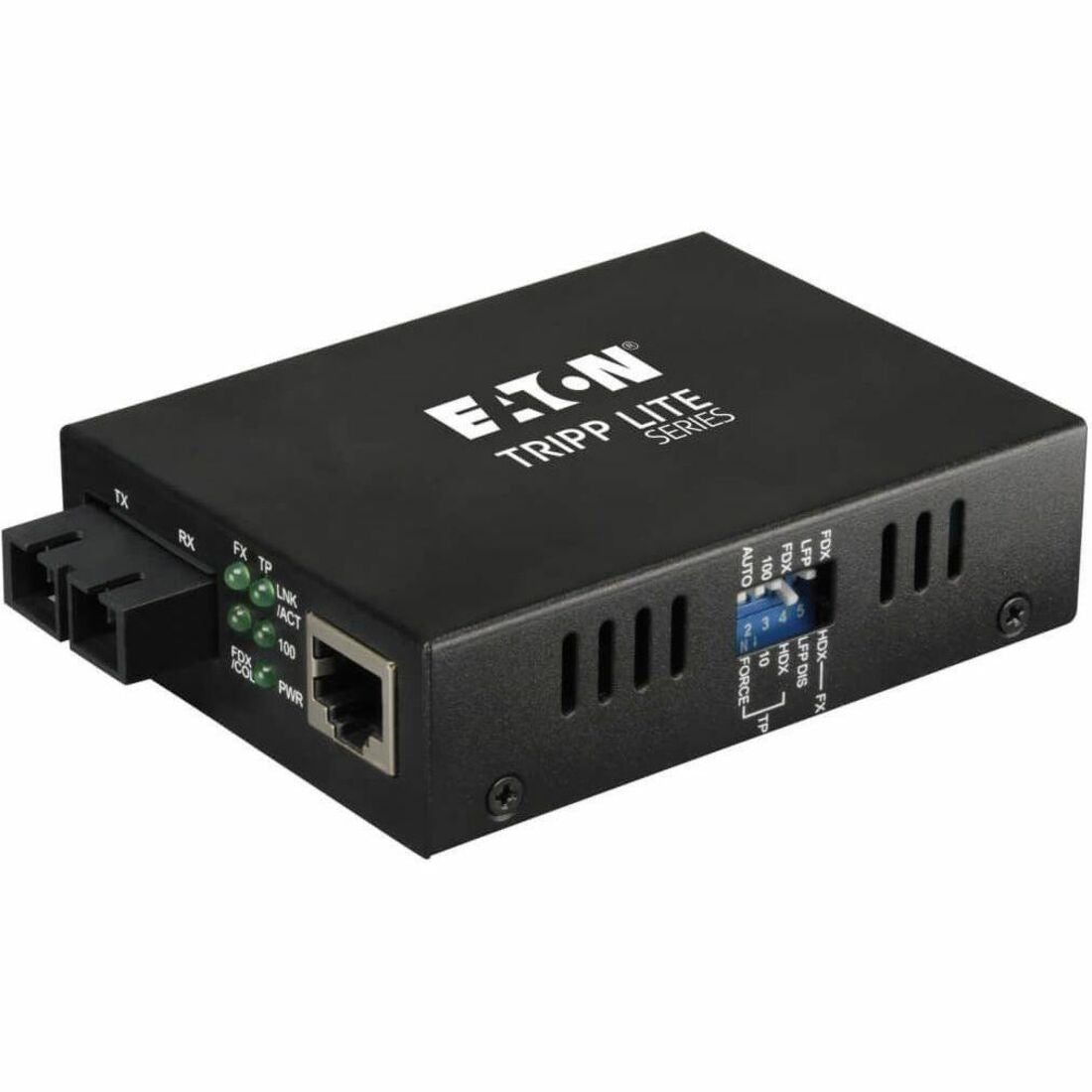 Eaton Tripp Lite Series Gigabit Multimode Fiber to Ethernet Media Converter, 10/100BaseT to 100BaseFX-SC, 2km, 1310nm — N784-001-SC