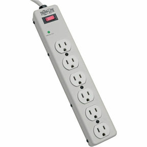 Eaton Tripp Lite Series Protect It! 6-Outlet Surge Protector, 6 ft. (1.83 m) cord, 1340 Joules, Diagnostic LED — TLM606HJ