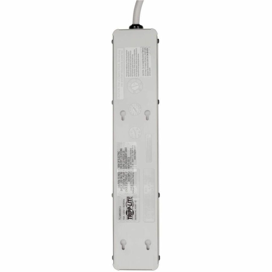 Eaton Tripp Lite Series Protect It! 6-Outlet Surge Protector, 6 ft. (1.83 m) cord, 1340 Joules, Diagnostic LED — TLM606HJ