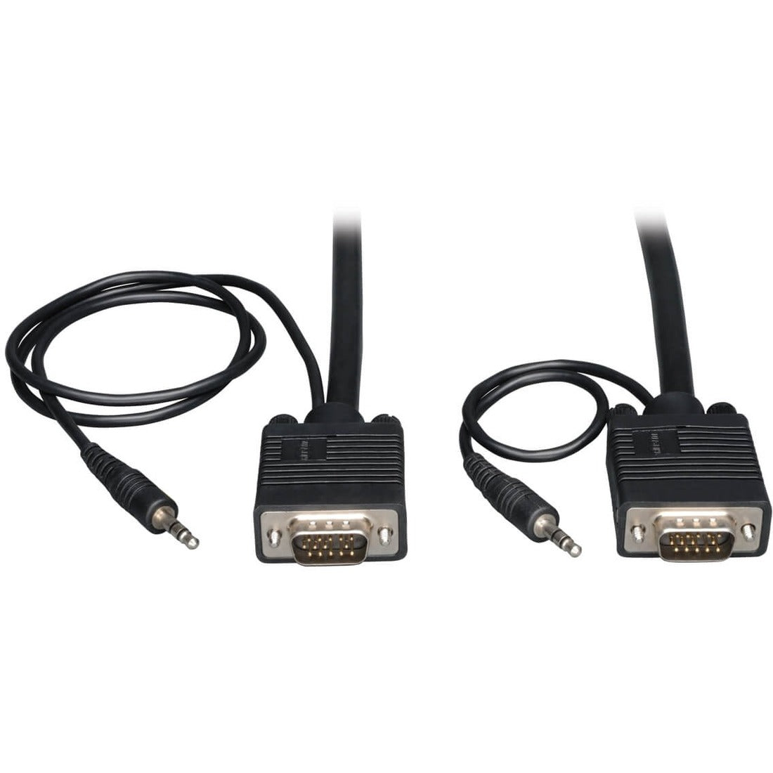 Eaton Tripp Lite Series VGA High-Resolution RGB Coaxial Cable with Audio (HD15 and 3.5mm M/M) 6 ft. (1.83 m) — P504-006
