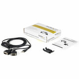 StarTech.com 6ft (1.8m) 2-Port FTDI USB to Serial RS232 Adapter Cable with COM Retention, USB to RS232 Adapter - TAA — ICUSB2322F