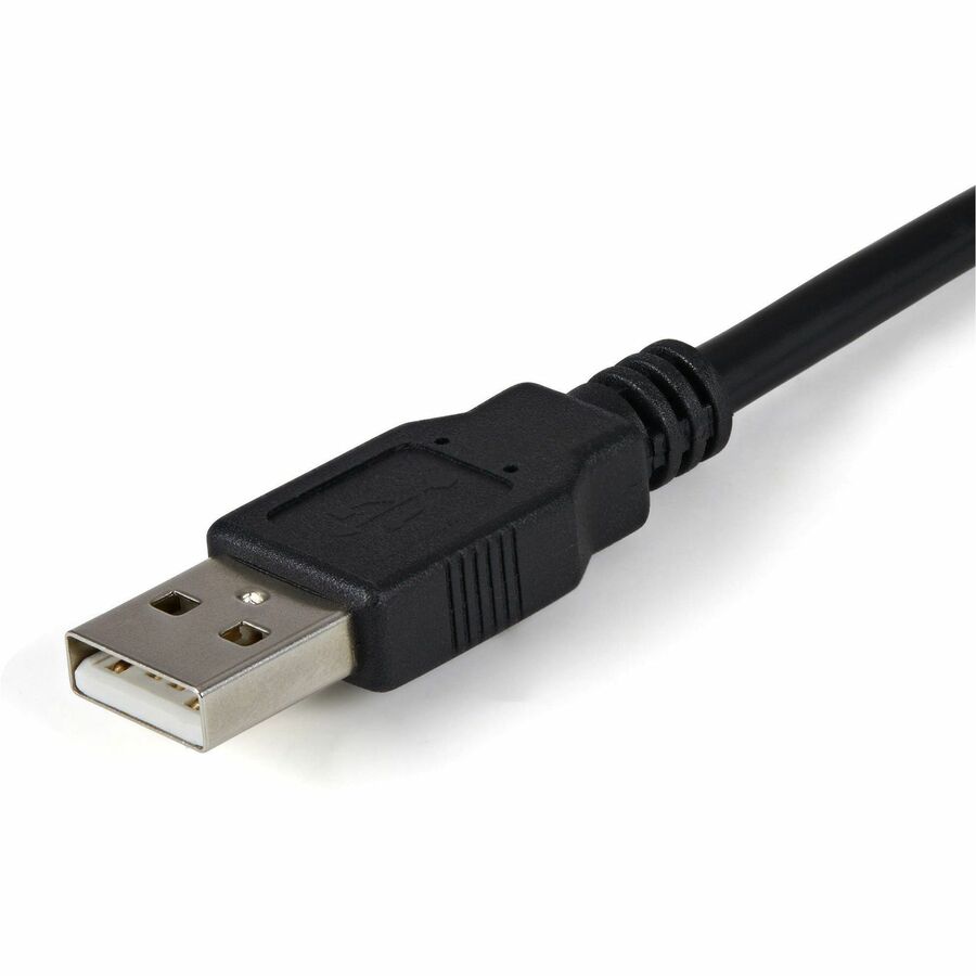 StarTech.com 6ft (1.8m) 2-Port FTDI USB to Serial RS232 Adapter Cable with COM Retention, USB to RS232 Adapter - TAA — ICUSB2322F