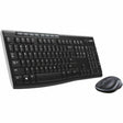 Logitech MK270 Wireless Keyboard and Mouse Combo for Windows, 2.4 GHz Wireless, Compact Mouse, Black — 920-004536