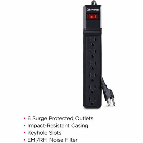 CyberPower CSB604 Essential 6 - Outlet Surge with 900 J — CSB604