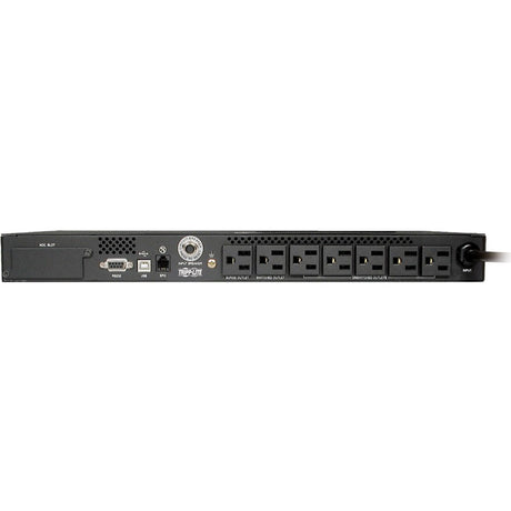 Eaton Tripp Lite Series TAA-Compliant SmartPro 120V 500VA 300W Line-Interactive UPS, 1U Rack/Vertical, Network Card Options, USB, DB9 Serial — SMART500RT1UTAA